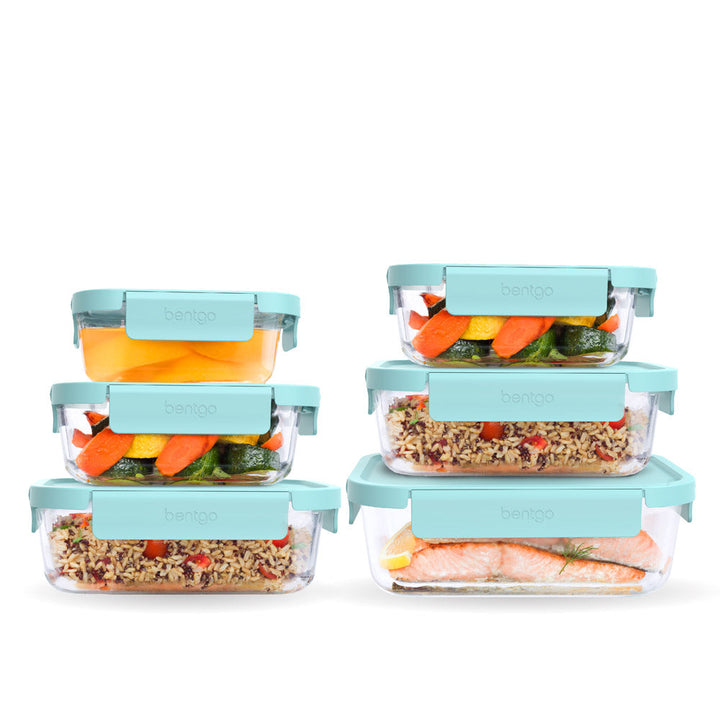 Bentgo Glass Leak-Proof Food Storage Set (12-Piece) L6