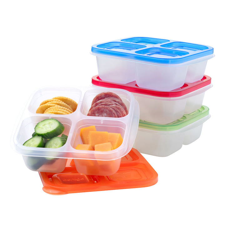 Bentgo Easyboxes 4-Compartment Snack Containers 8-Piece Set B1