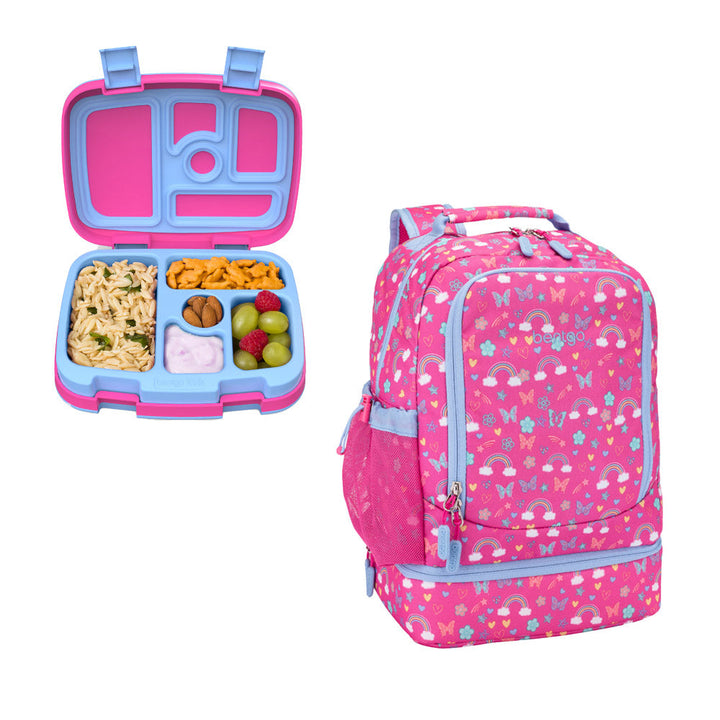 Bentgo Kids Prints Lunch Box & Backpack V7