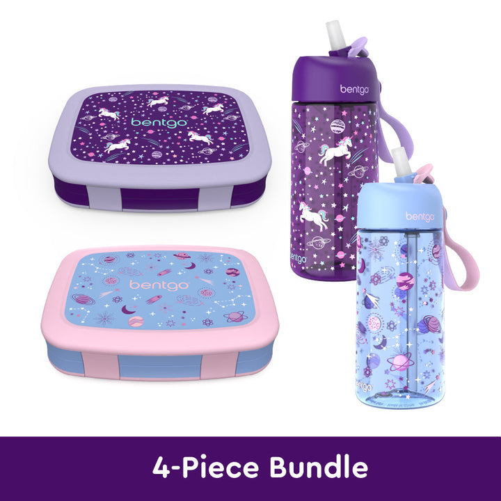 Bentgo Kids Prints Lunch Boxes & Water Bottles C9